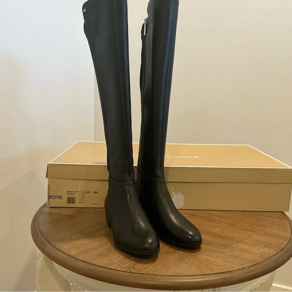 Michael Kors Black Over the Knee Boots
